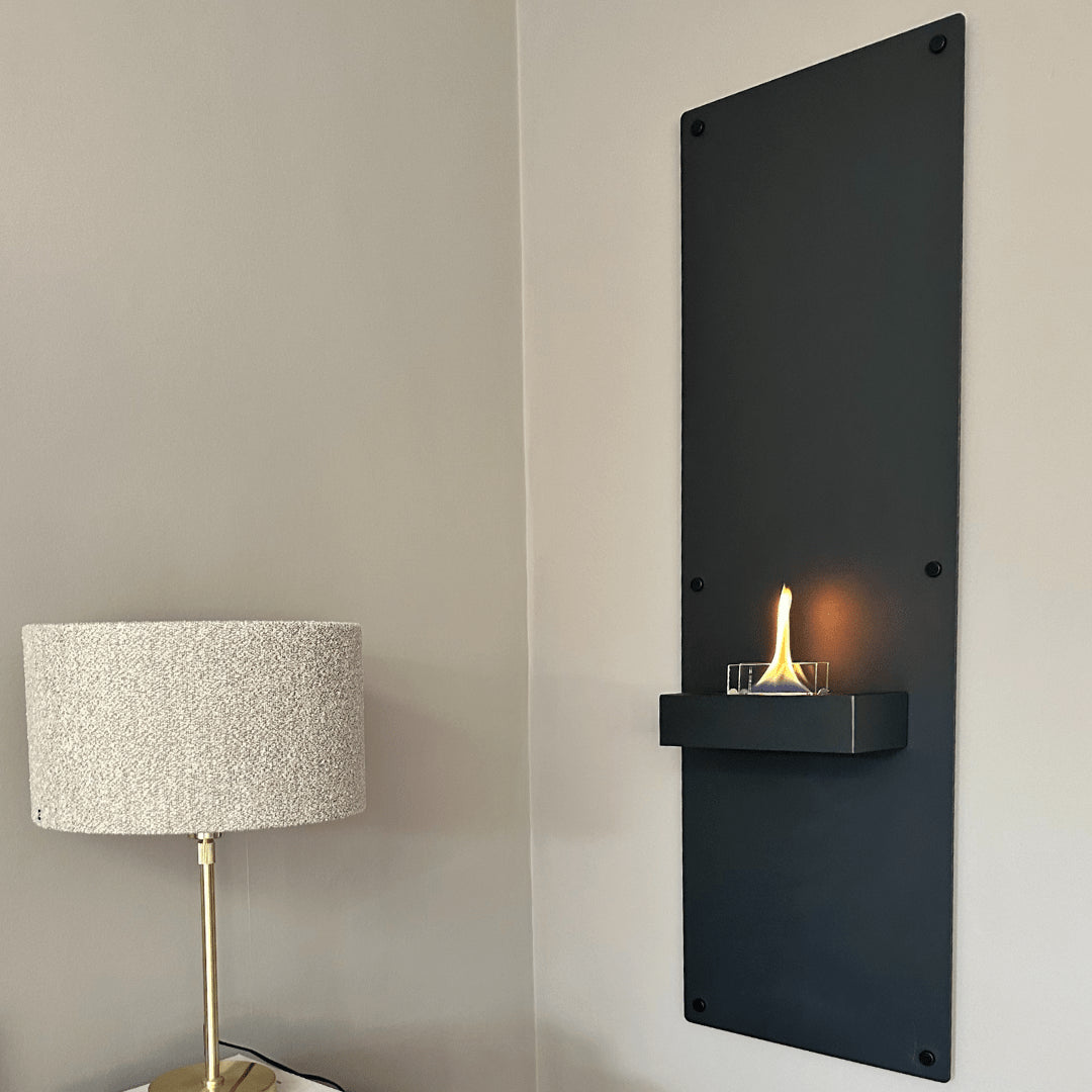 TENDERFLAME ALTO 90 WANDHAARD STAAL 40X23X130CM 1100W TENDERFUEL BINNEN/BUITEN - Tuincentrum Lopik