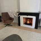 TENDERFLAME CLASSIC INZETHAARD STAAL ZWART 41 X 23 X 17 CM 2000 W