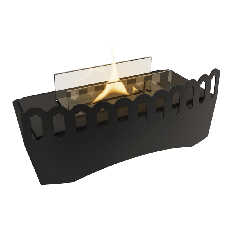 TENDERFLAME CLASSIC INZETHAARD STAAL ZWART 41 X 23 X 17 CM 2000 W