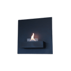 TENDERFLAME SQUARE 90 WANDHAARD STAAL ZWART 45 X 23 X 45 CM