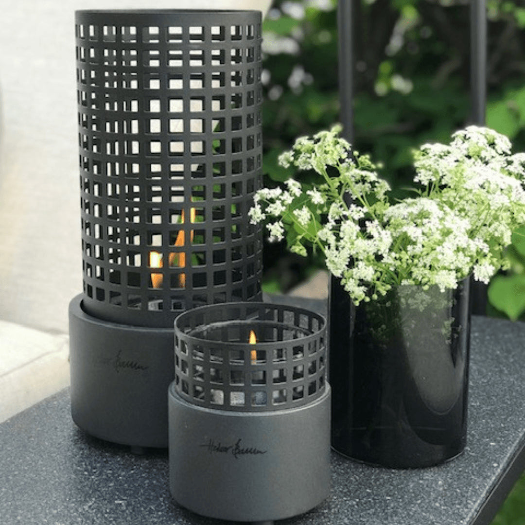TENDERFLAME SIGNAL HILL TAFELBRANDER STAAL Ø12 X 14 CM 200 W