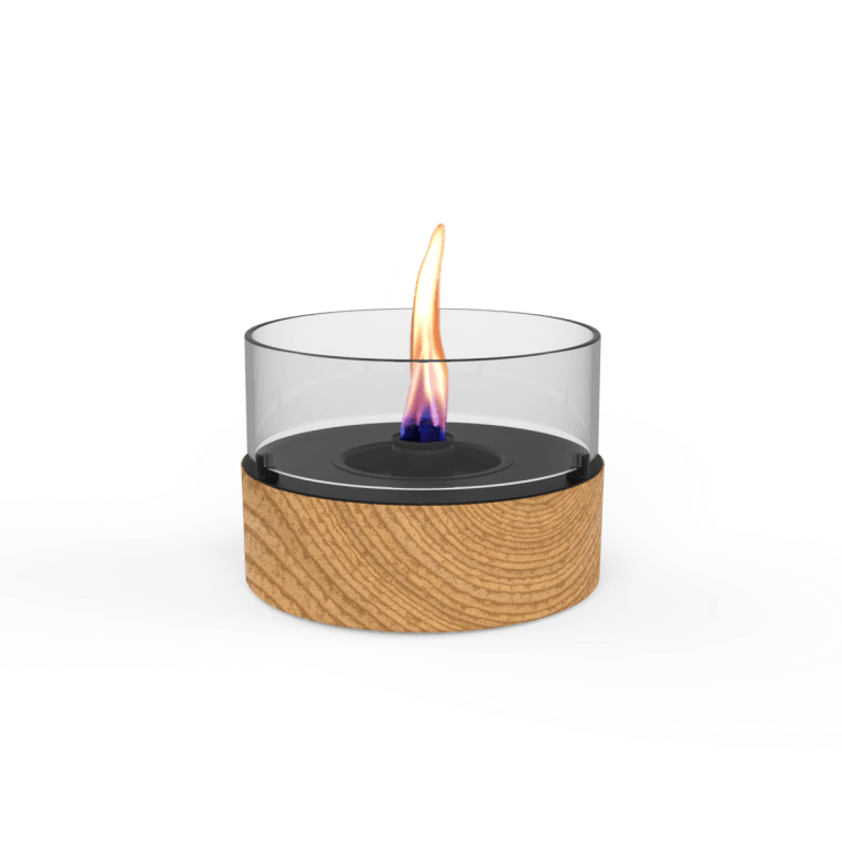 TENDERFLAME CAFÉ 18 TAFELHAARD EIKEN NATUREL 18,3 X 18,3 X 13,6 CM