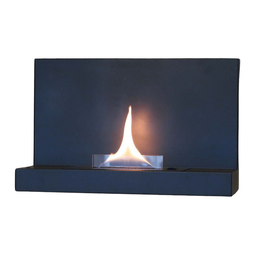 TENDERFLAME PIANO 180 WANDHAARD STAAL ZWART 67 X 26 X 42 CM