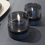 TENDERFLAME ROSIE 14 TAFELHAARD KERAMIEK/ROOKGLAS 15,4 X 15,4 X 13,8 CM