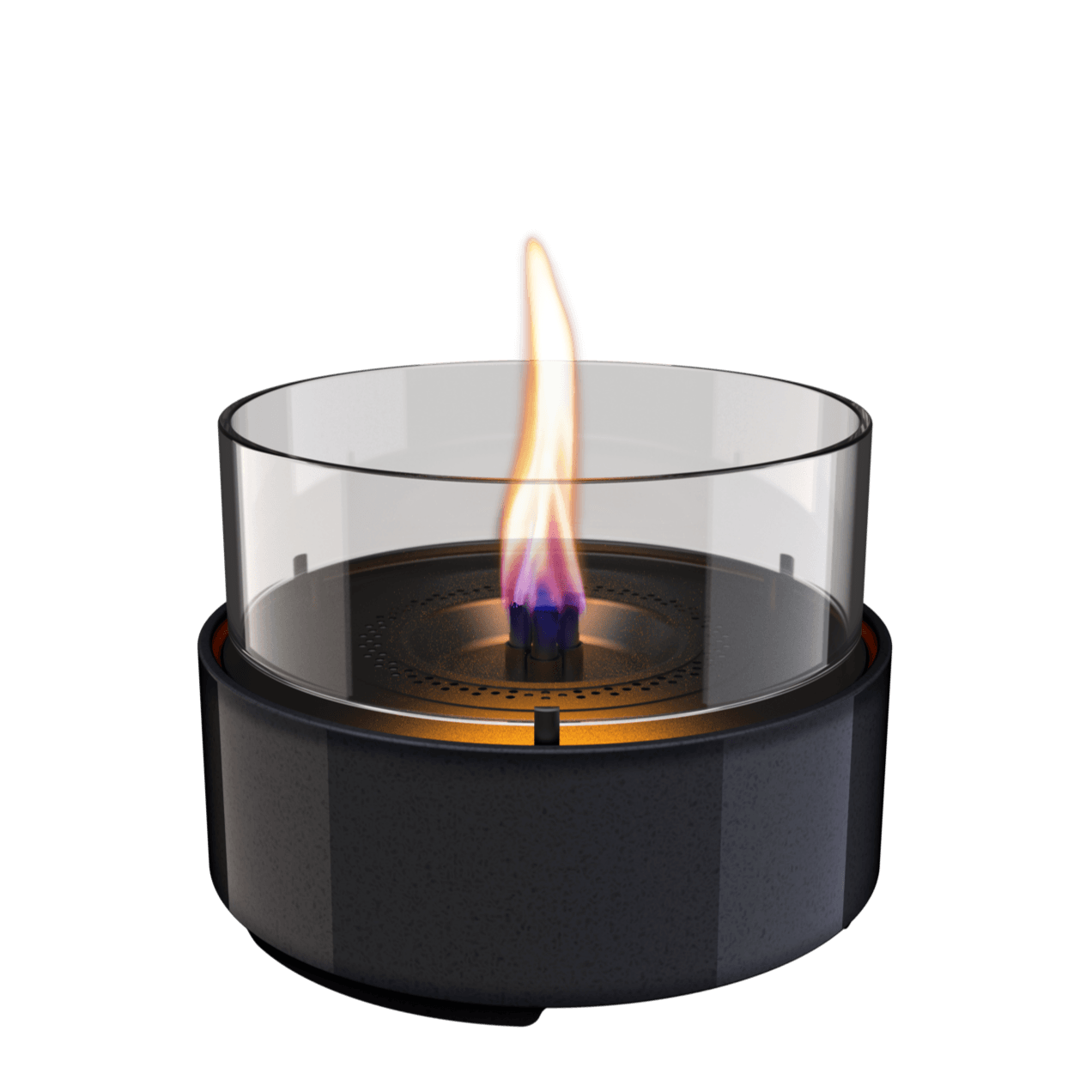 TENDERFLAME CAFÉ 18 TAFELHAARD PORSELEIN ZWART 18,3 X 18,3 X 13,6 CM