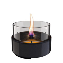TENDERFLAME CAFÉ 18 TAFELHAARD PORSELEIN ZWART 18,3 X 18,3 X 13,6 CM