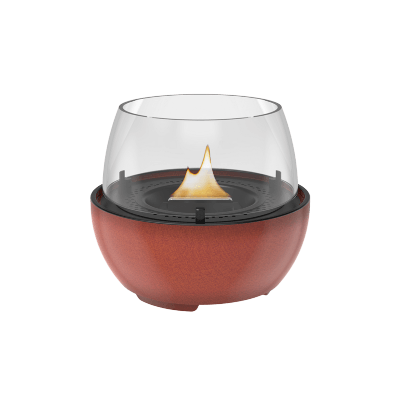 TENDERFLAME TULIP 14 TAFELHAARD REACTIEF PORSELEIN AMBER 14,1 CM
