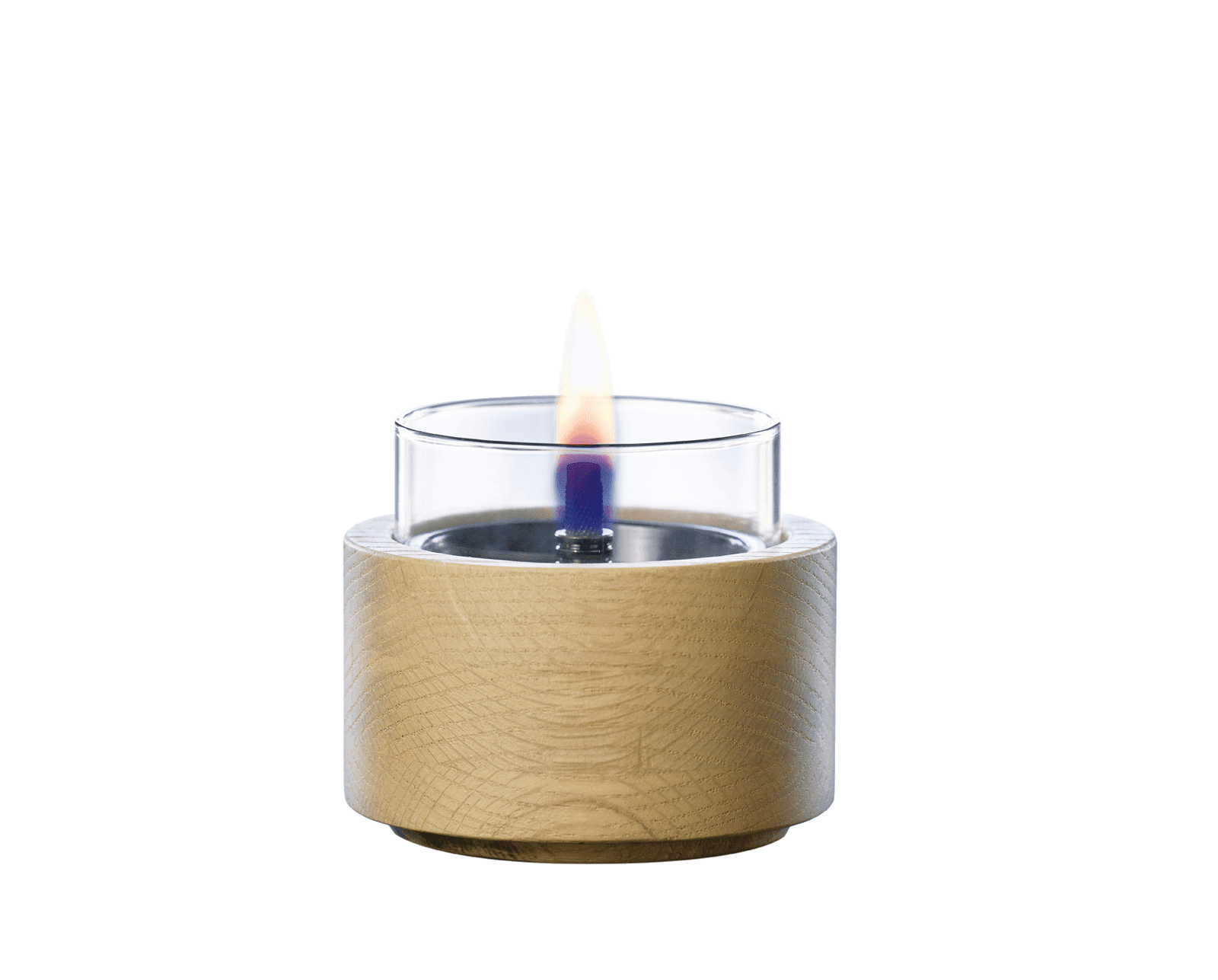 TENDERFLAME LOTUS 10 TAFELHAARD EIKEN NATUREL 10 X 10 X 8,5 CM