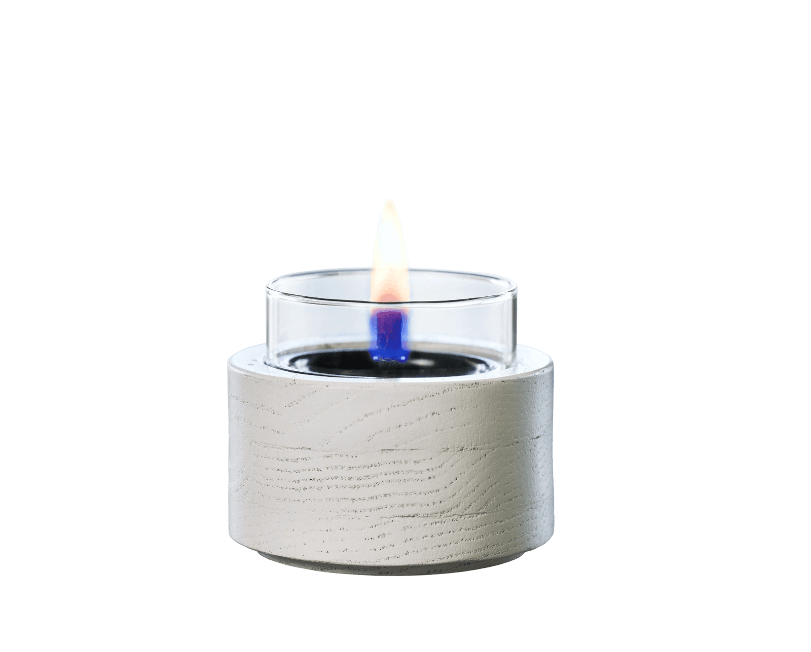 TENDERFLAME LOTUS 10 TAFELHAARD EIKEN WIT 10 X 10 X 8,5 CM