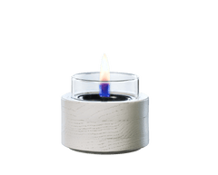 TENDERFLAME LOTUS 10 TAFELHAARD EIKEN WIT 10 X 10 X 8,5 CM