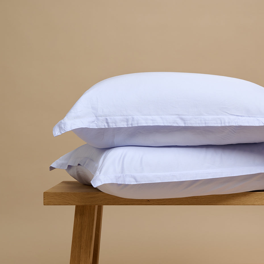 COCO & CICI - TENCEL TWILL KUSSENSLOOP LAVENDEL BLAUW - 50X70 ZONDER VOLANT