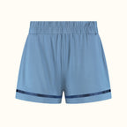 COCO & CICI TENCEL PYJAMA SET LANG/KORT DAMES DONKERBLAUW MAAT M