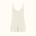 COCO & CICI TENCEL PYJAMA SET KORT DAMES OFF WHITE MAAT L