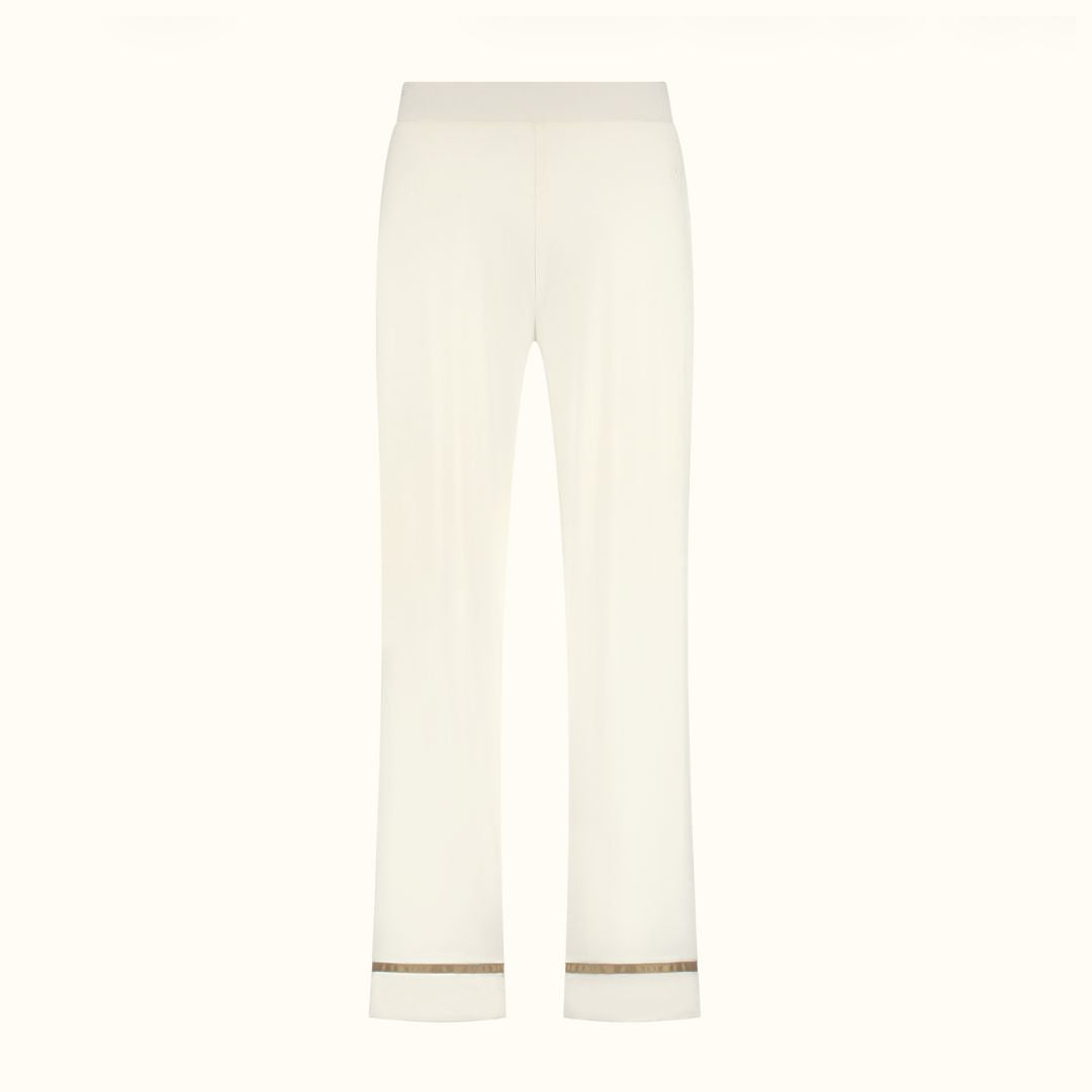 COCO & CICI TENCEL PYJAMA SET KORT/LANG DAMES OFF WHITE MAAT M