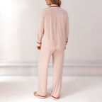 COCO & CICI TENCEL PYJAMA SHIRT DAMES POWDER PEACH MAAT XL