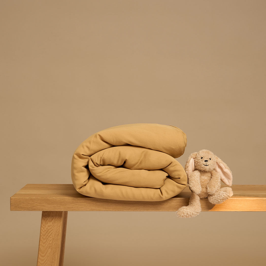 COCO & CICI KIDS TENCEL™ TWILL DEKBEDOVERTREK OKERGEEL