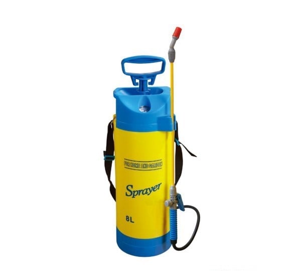 PRO DRUKSPUIT 8 LITER MET DRUKMETER