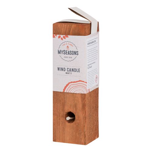 WIND KAARS BRUIN KLEIN 25CM