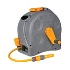  COMPACT REEL + WANDHOUDER 2-IN-1 INCL. 25M SLANG, KOPPELINGEN EN TUINSPUIT