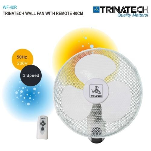 WF-40R WANDVENTILATOR MET AFSTANDSBEDIENING 40CM
