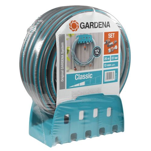 MUURHOUDER - SLANGENHOUDER SET + INCL. 20 METER TUINSLANG