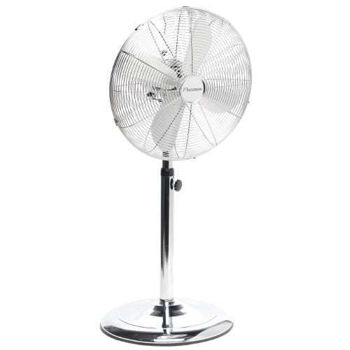 DFS45S RETRO STATIEFVENTILATOR 45 CM CHROME 50 WATT