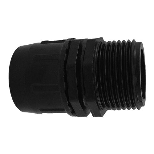 PE OVERGANG 25 X 1" BUITENDRAAD