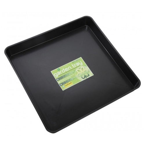  PLANTENSCHAAL 60 CM VIERKANT ZWART