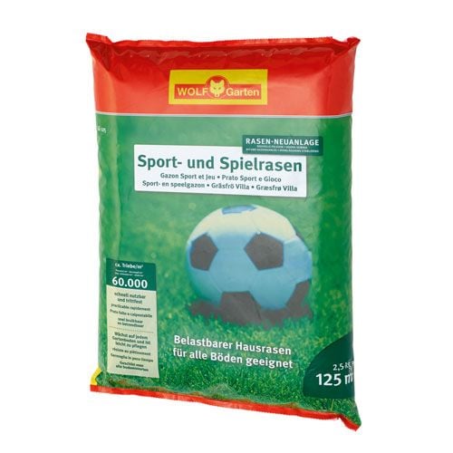 LG 125 SPORT & SPEELGAZON GRASZAAD 2.5 KG = 125 M²