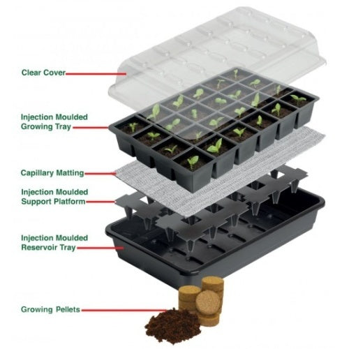  ULTIMATE 12 CELL SELF WATERING SEED SUCCESS KIT