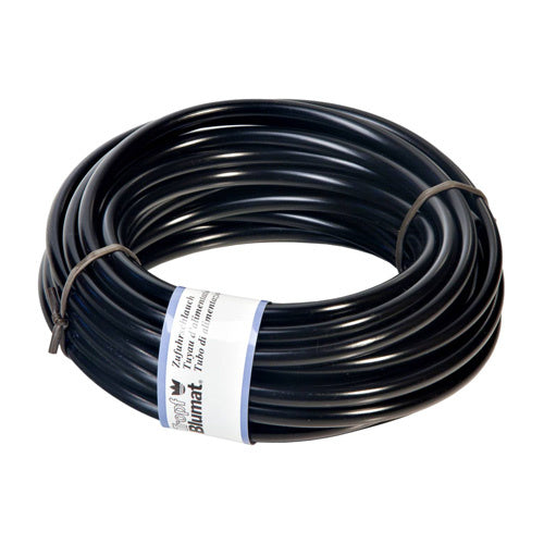 8 MM AANVOERSLANG ZWART ROL 50 METER