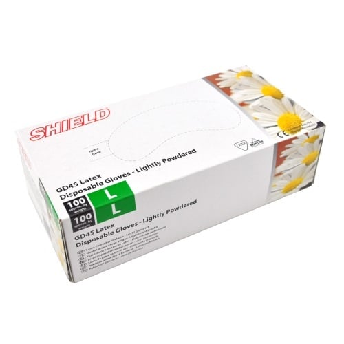 LATEX HANDSCHOENEN MAAT L (9) 100ST/DOOS