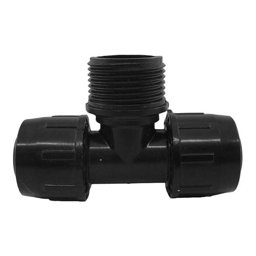 PE T-STUK 20MM x 3/4" BUITENDRAAD