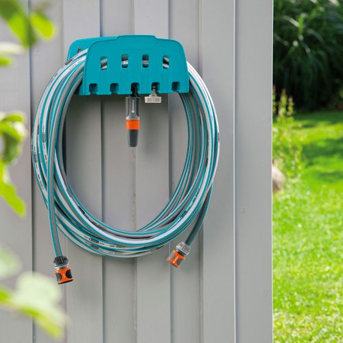 MUURHOUDER - SLANGENHOUDER SET + INCL. 20 METER TUINSLANG