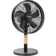  DFT35WB DESIGN BUREAUVENTILATOR 35 CM ZWART / HOUTKLEUR 35 WATT