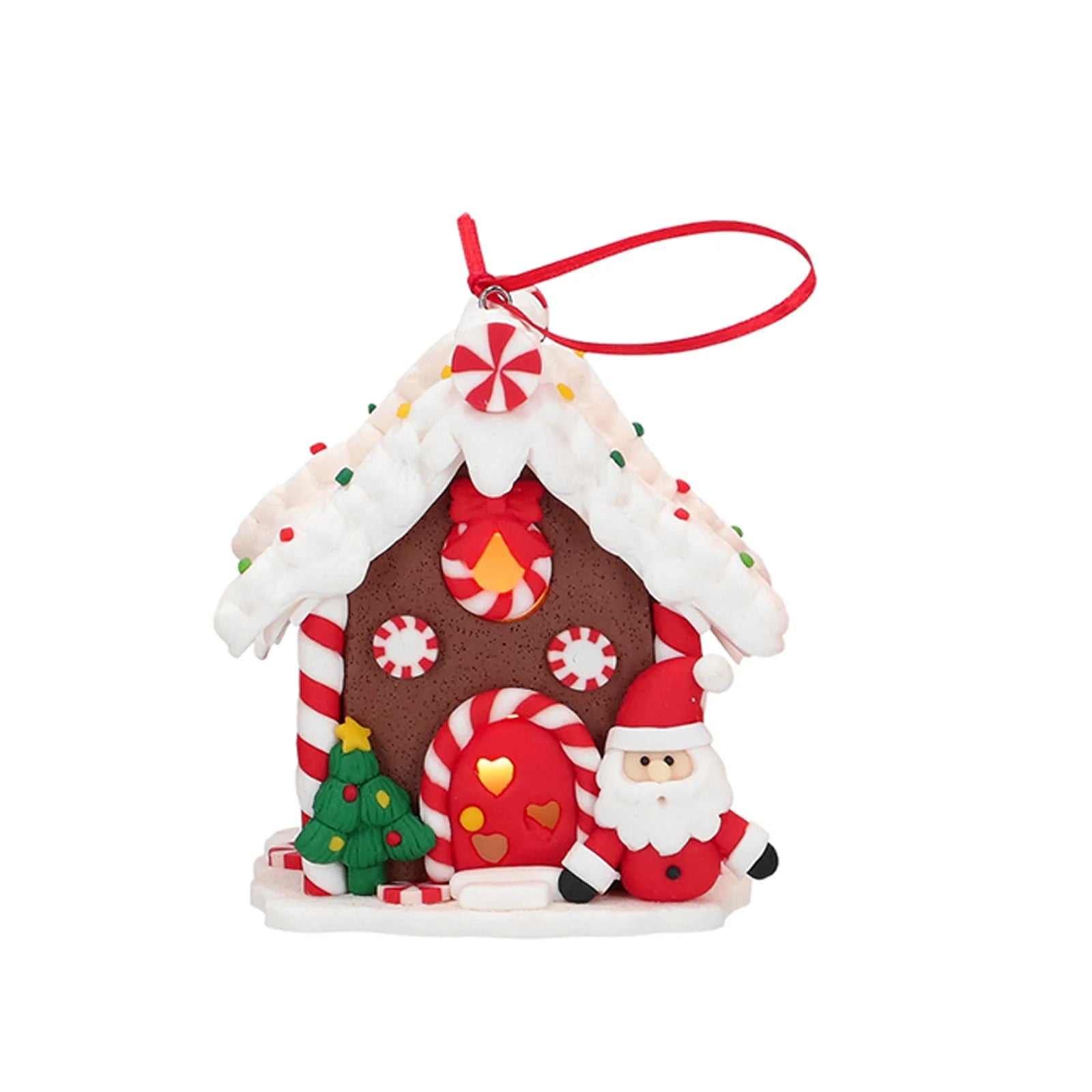 Gingerbread houses led display 4 ass