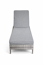 PACO FLAMENCO SUNBED LIGBED WICKER GRIJS
