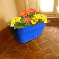 BLOEMBAK 40 CM BLAUW