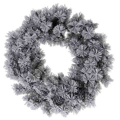 Kerstkrans - Groen Met Sneeuw - 50 Cm