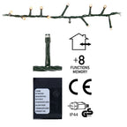 Micro Cluster 700 Led's - 14 Meter - Extra Warm Wit - 8 Functies + Geheugen
