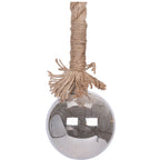 Glazen Bal Met 15 Led's - 10Cm - Met Timer