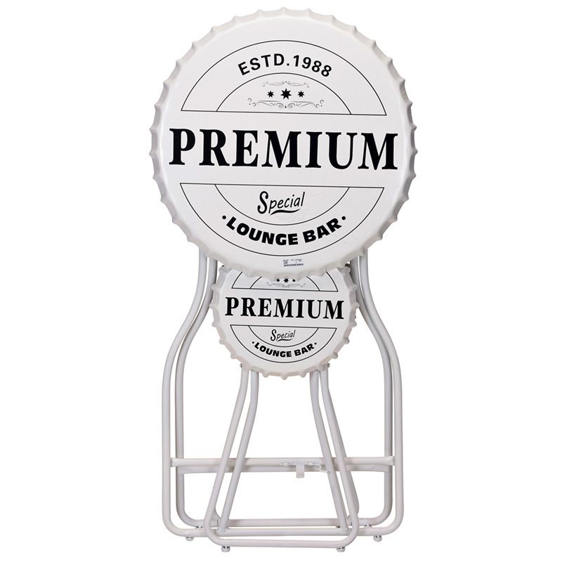 Bartafel Met 2 Stoelen - Wit