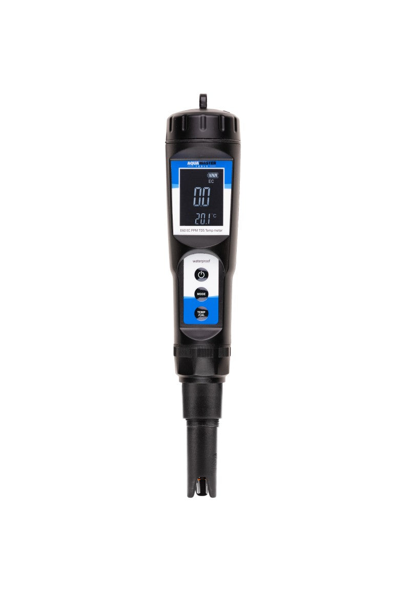 AQUAMASTER TOOLS CONDUCTIVITY METER E60 PRO2 EC, PPM, TDS & TEMPERATUUR