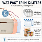 Ceruzo Koelbox 12 Liter - Trendy Taupe