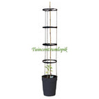  ZELF BEWATERENDE POT 11 LITER ANTRACIET