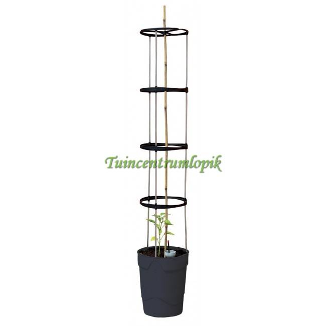  ZELF BEWATERENDE POT 11 LITER ANTRACIET