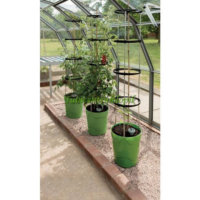  ZELF BEWATERENDE POT 11 LITER GROEN