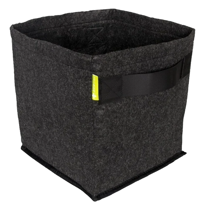 GARDEN HIGHPRO PROPOT ACTIVE VIERKANTE STOFFEN KWEEKPOT 30 LITER – 30 X 30 X 33 CM – MET HANDGREPEN