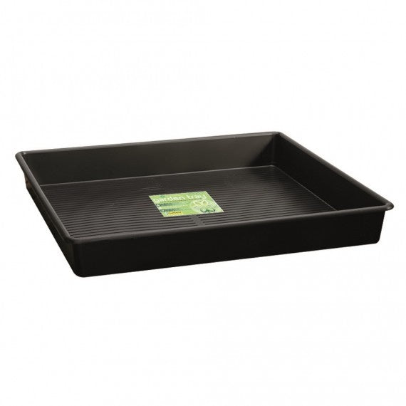  PLANTENSCHAAL 1 M VIERKANT ZWART