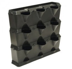 VERTICAL 3 MODULE STARTER SET - KLEUR ZWART